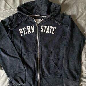 Penn State Full ZIP Hooded Jacket Blue M L